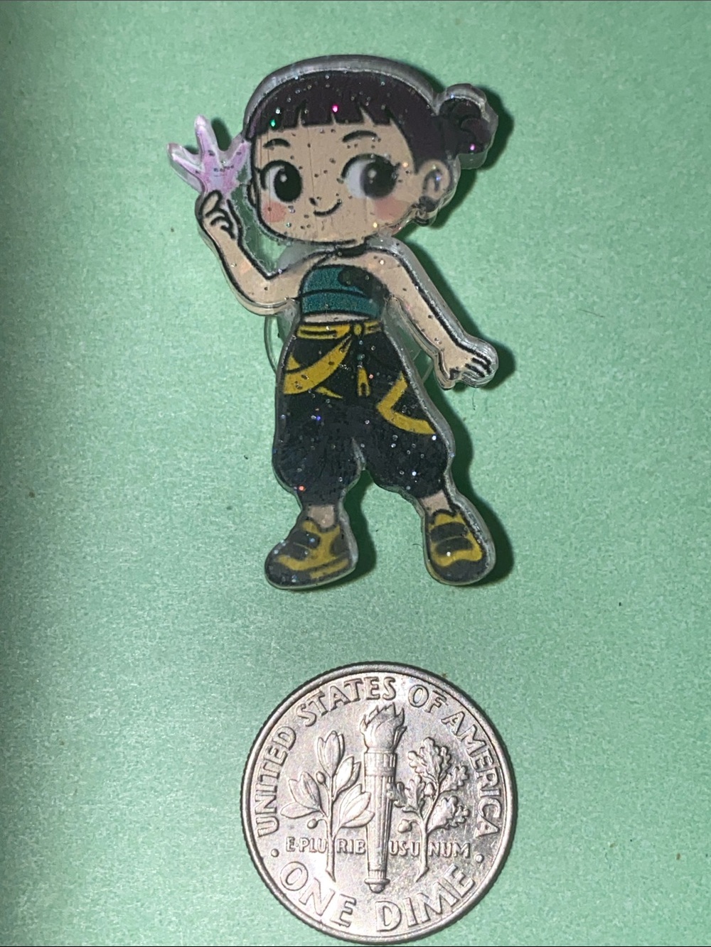 (10 for $15) Zoey K-POP Demon Hunters Acrylic Crocs Shoe Charms